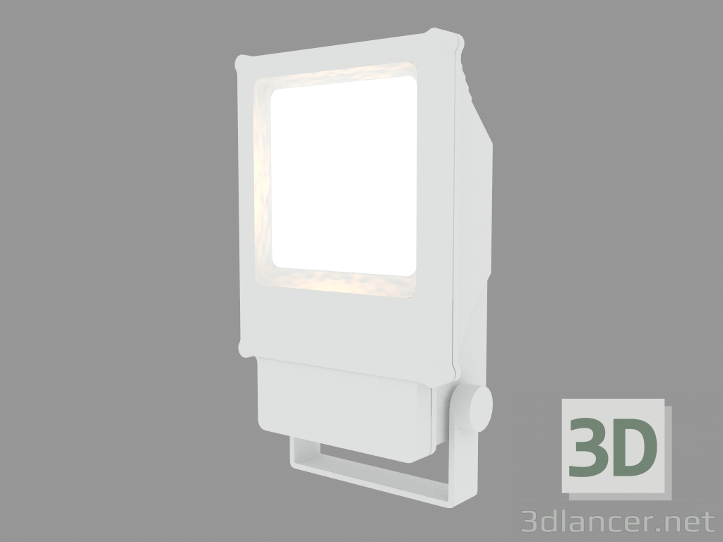 3D modeli Projektör TECHNO DIKDÖRTGEN FLOOD (S3728 150W HIT) - önizleme