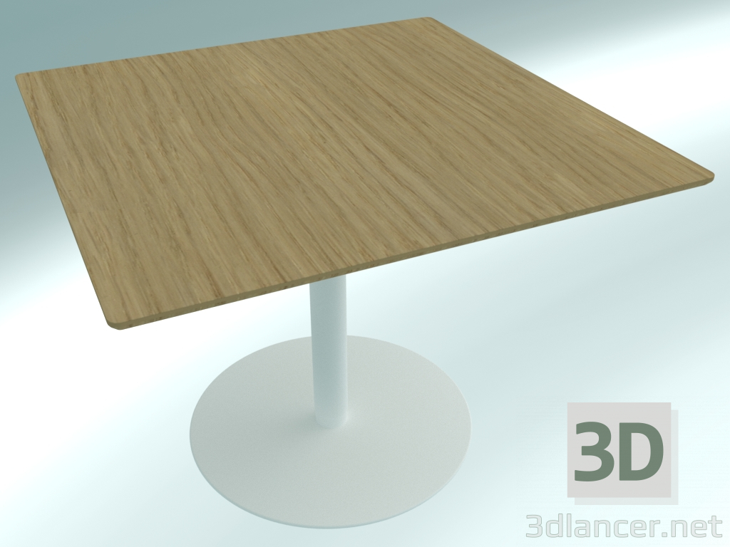 3d model La mesa es moderna, ajustable en altura RONDÒ (90 90X90 H68) - vista previa
