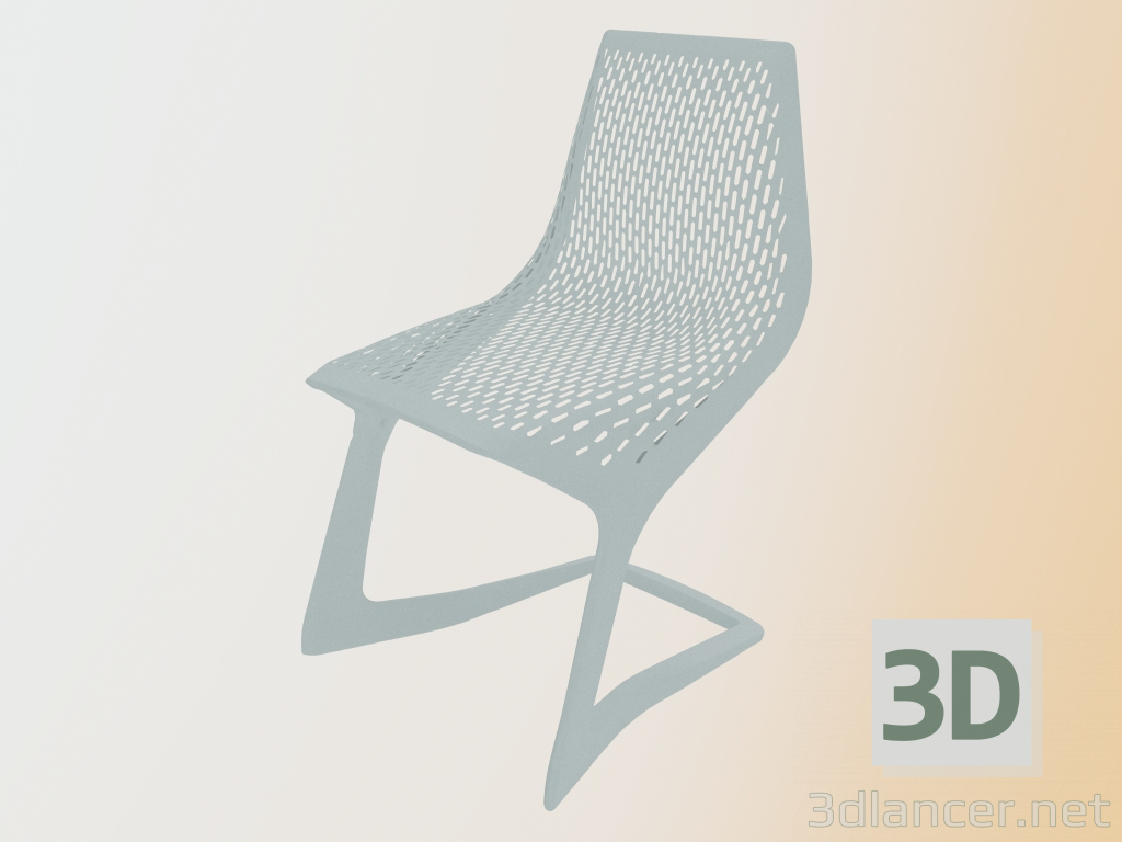 3D modeli Sandalye istiflenebilir MYTO (1207-20, beyaz) - önizleme