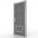 3d model Interior door with glass - preview