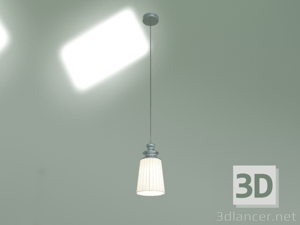modello 3D Lampada a sospensione 50014-1 (cromo) - anteprima