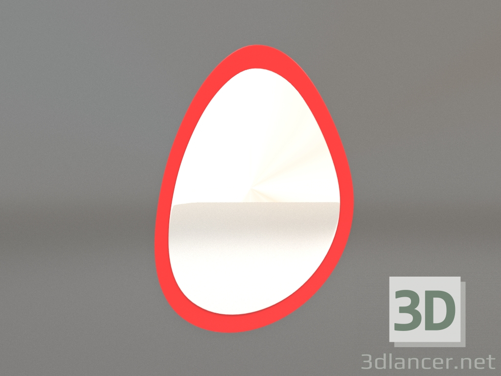 3D modeli Ayna ZL 05 (470х677, parlak turuncu) - önizleme