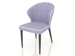 Cadeira Isolda (azul-preta)