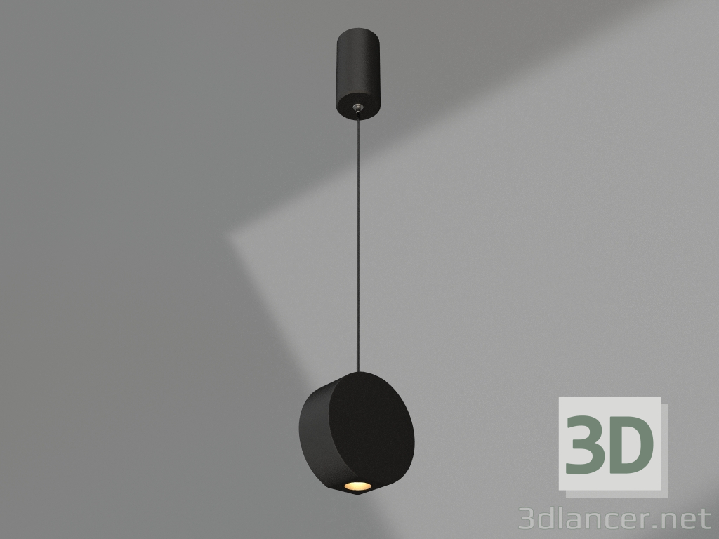 3d model Lamp SP-ELEMENTA-ROLL-R100-9W Day4000 (BK, 39 deg, 230V) - preview