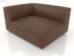 Sofa module corner asymmetrical right (option 2)