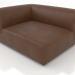 modello 3D Modulo divano angolare asimmetrico destro (opzione 2) - anteprima
