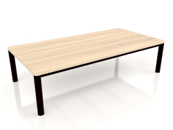 Coffee table 70×140 (Black, Iroko wood)