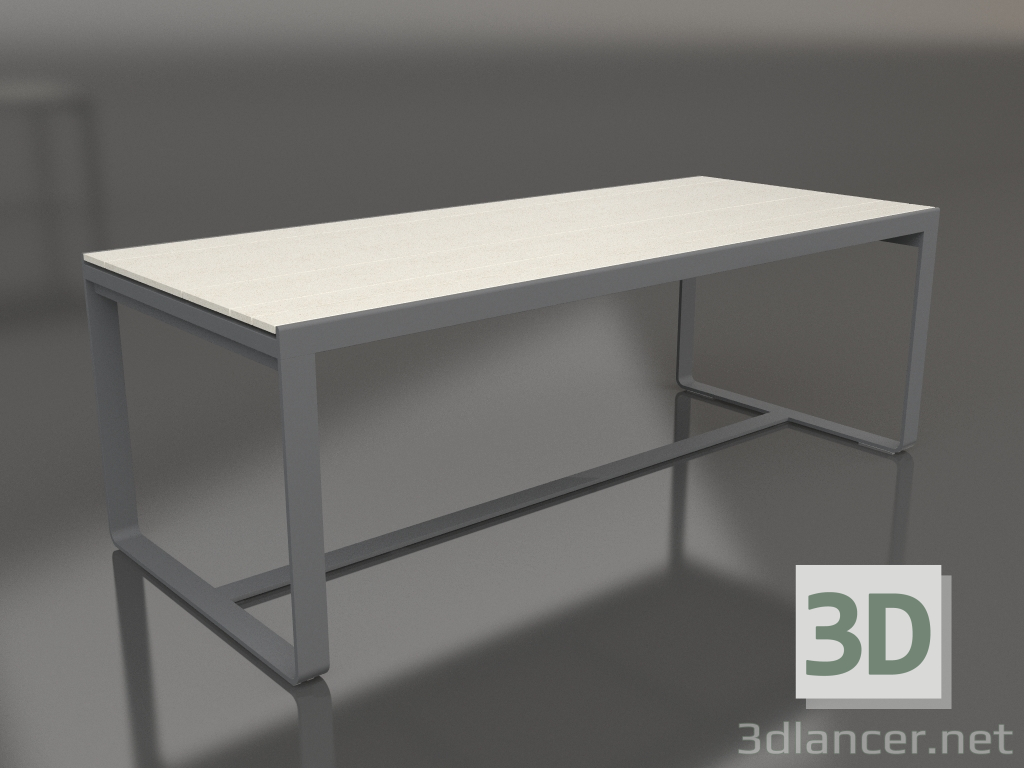 3D modeli Yemek masası 210 (DEKTON Danae, Antrasit) - önizleme