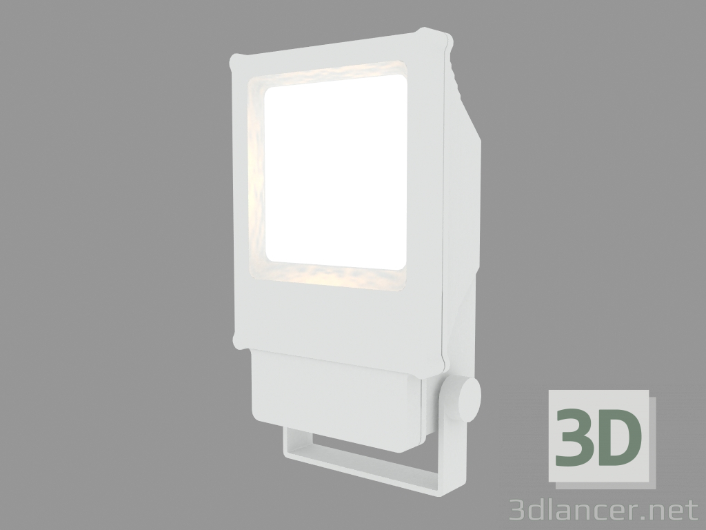 modello 3D Searchlight TECHNO RETTANGOLARE FLOOD (S3729 250W HIT) - anteprima