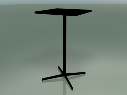 Table carrée 5518, 5538 (H 105 - 59x59 cm, Noir, V39)