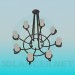 3d model Forged chandelier in the antique style - preview