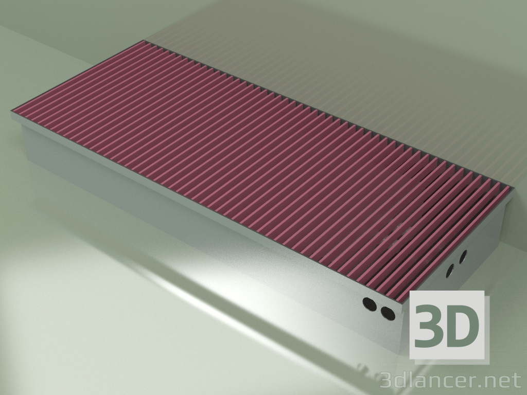 3D modeli Kanal konvektörü - Aquilo FMK (420x1000x140, RAL 4002) - önizleme
