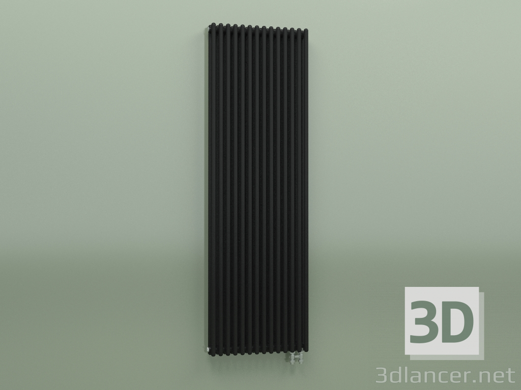 3d модель Радиатор Гармония С25 2 (1826х560, черный) – превью