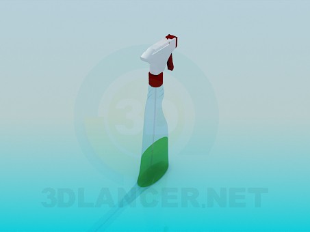 3d модель Моющее средство с распылителем – превью 3d модель Моющее средство с распылителем – превью