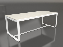 डाइनिंग टेबल 210 (डेकटन डैने, सफ़ेद)
