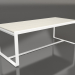 modello 3D Tavolo da pranzo 210 (DEKTON Danae, Bianco) - anteprima