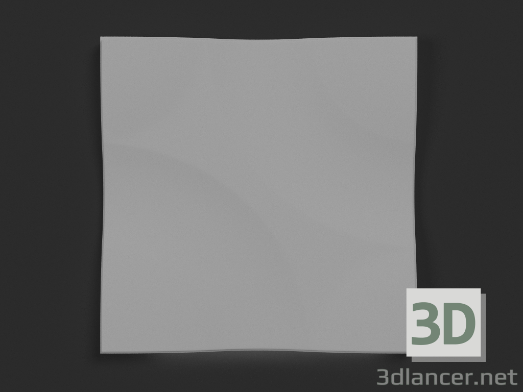 Modelo 3d Painel 3D de gesso Alivia - preview