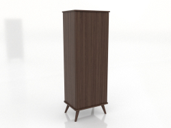 Cabinet 3 600x450x1650 mm (dark walnut)
