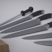 modello 3D di Stand per coltelli comprare - rendering