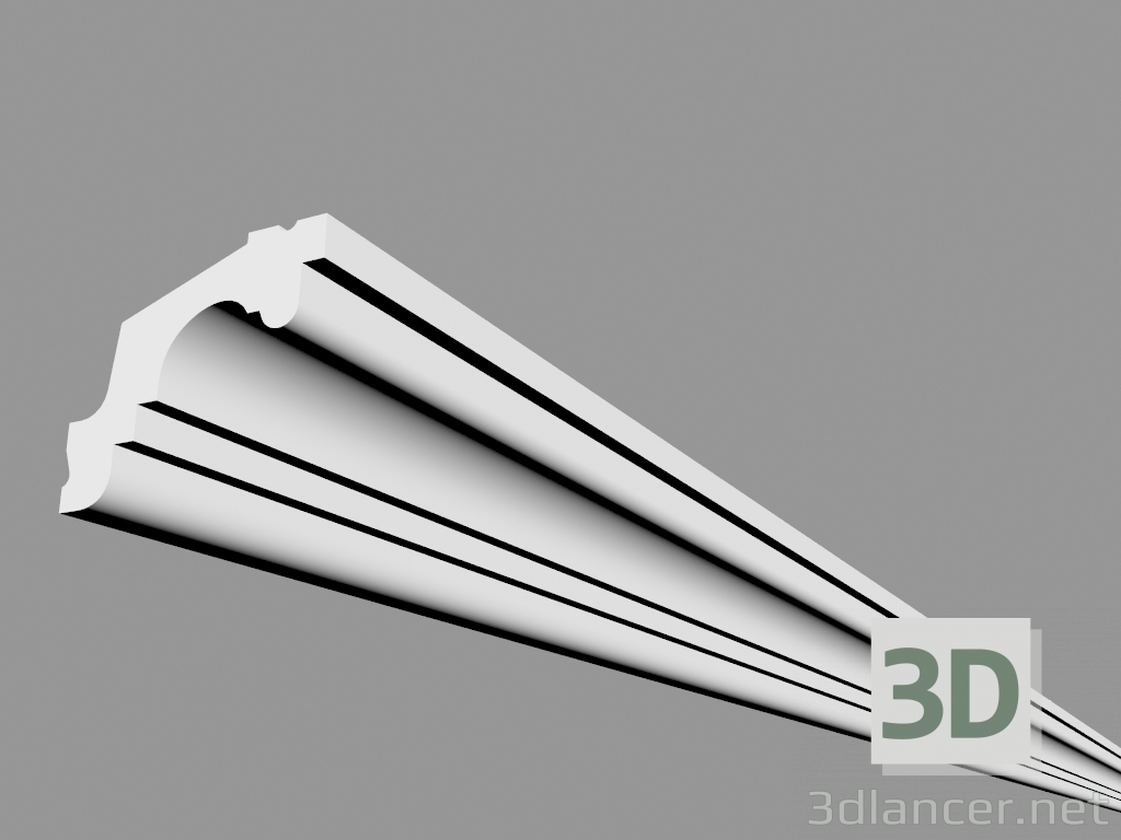 modèle 3D Corniche C322 (200 x 5 x 4,2 cm) - preview