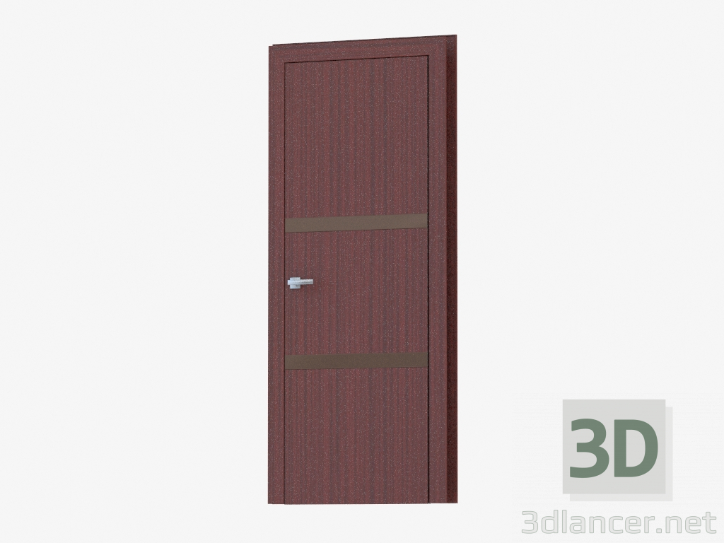 3d model Puerta de interroom (30,30 bronza). - vista previa