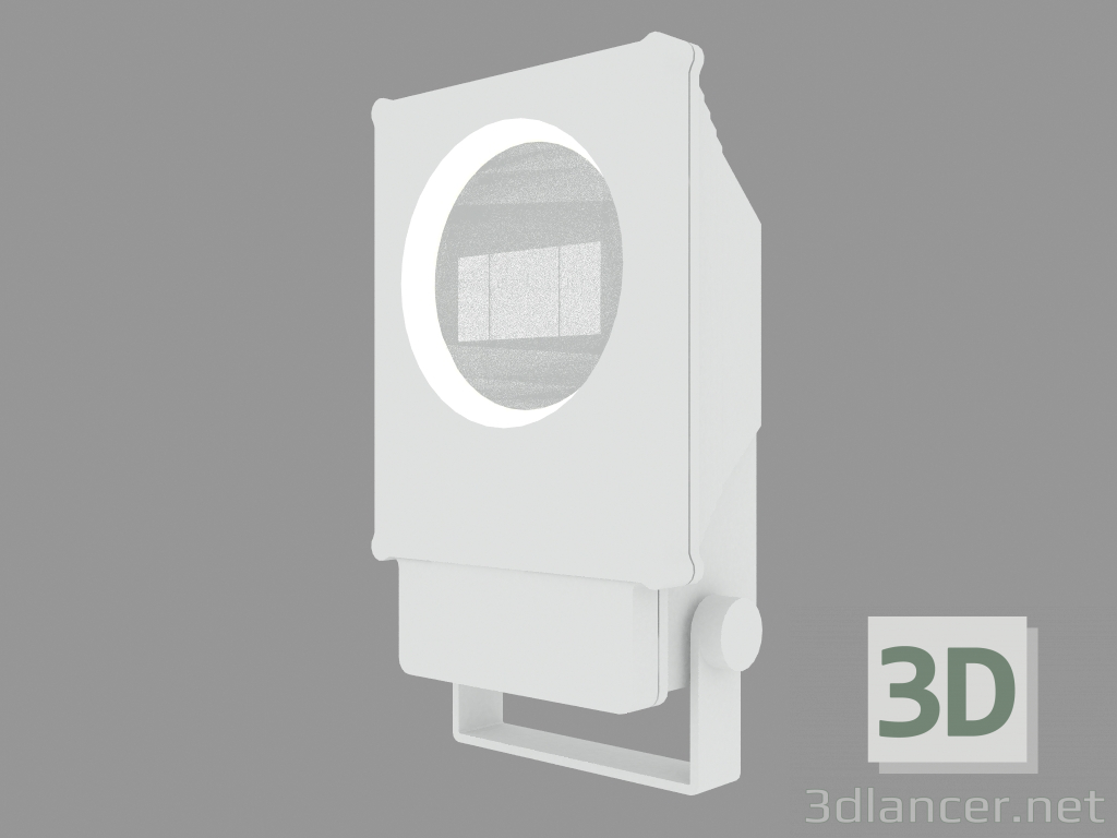 modèle 3D Projecteur TECHNO RECTANGULAIRE SPOT (S3738 150W HIT) - preview