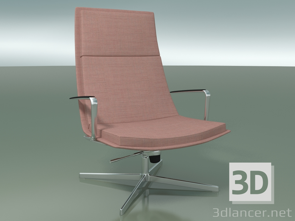 3d model Chair for rest 3300СI (4 legs, with armrests) - preview
