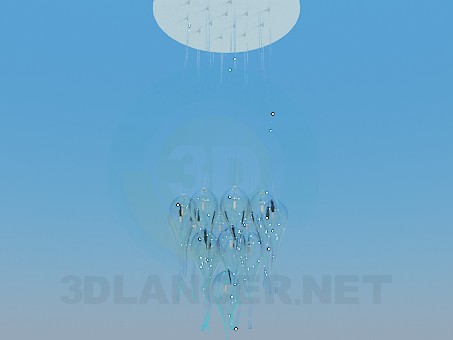 3d model The original chandelier - preview 3d model The original chandelier - preview