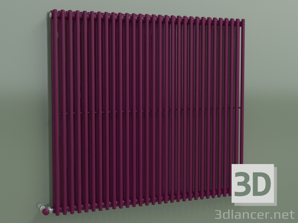 3D modeli Radyatör dikey ARPA 2 (920 30EL, Purple trafic) - önizleme