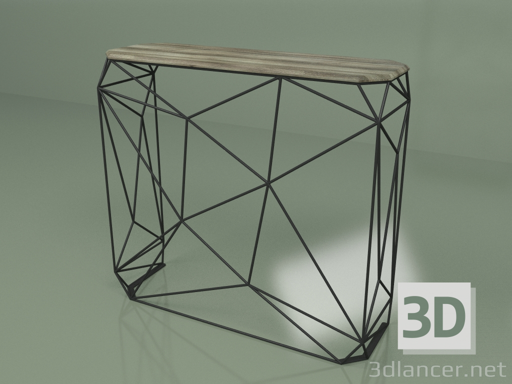 modèle 3D Stand-console Budova (frêne gris) - preview