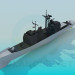 3d model Warship - preview