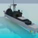 3d model Warship - preview