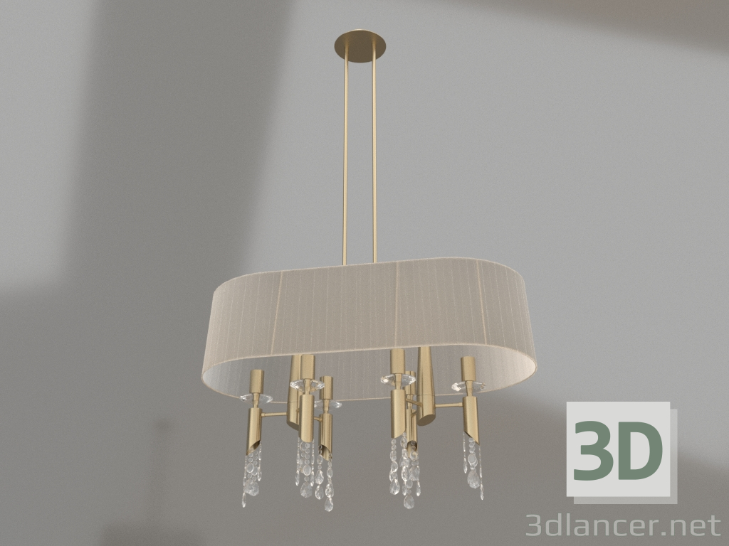 3d model Pendant chandelier (3873) - preview