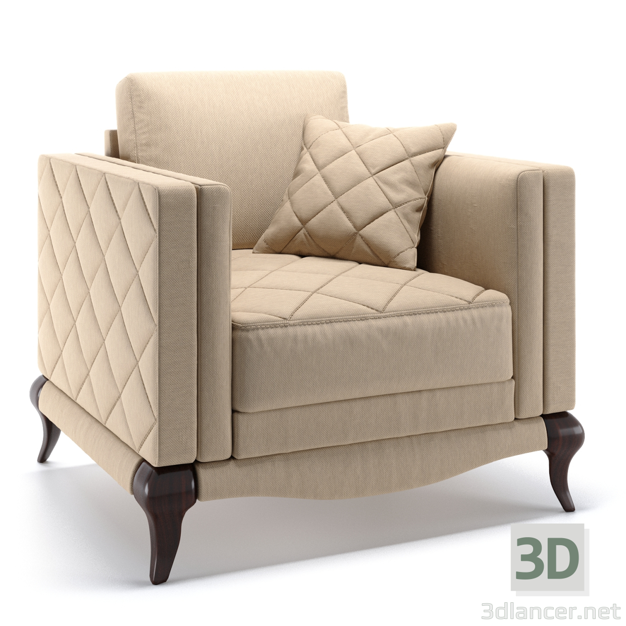 Laviano-Stuhl 3D-Modell kaufen - Rendern