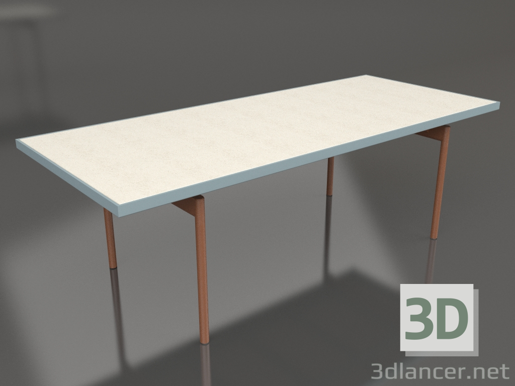 3d model Dining table (Blue gray, DEKTON Danae) - preview