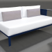 3d model Módulo sofá, sección 1 derecha (Azul noche) - vista previa