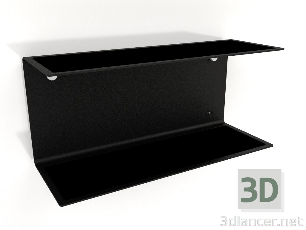 modèle 3D Etagère avec VIPP921 (noir) - preview