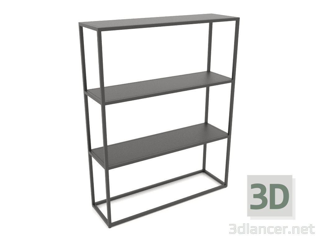 3d model Rectangular rack (METAL, 100x30x128) - preview