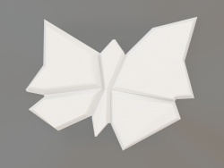 Gypsum 3D panel Butterfly