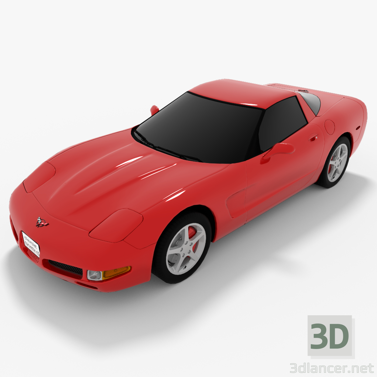 Chevrolet Corvette C5 3D-Modell kaufen - Rendern