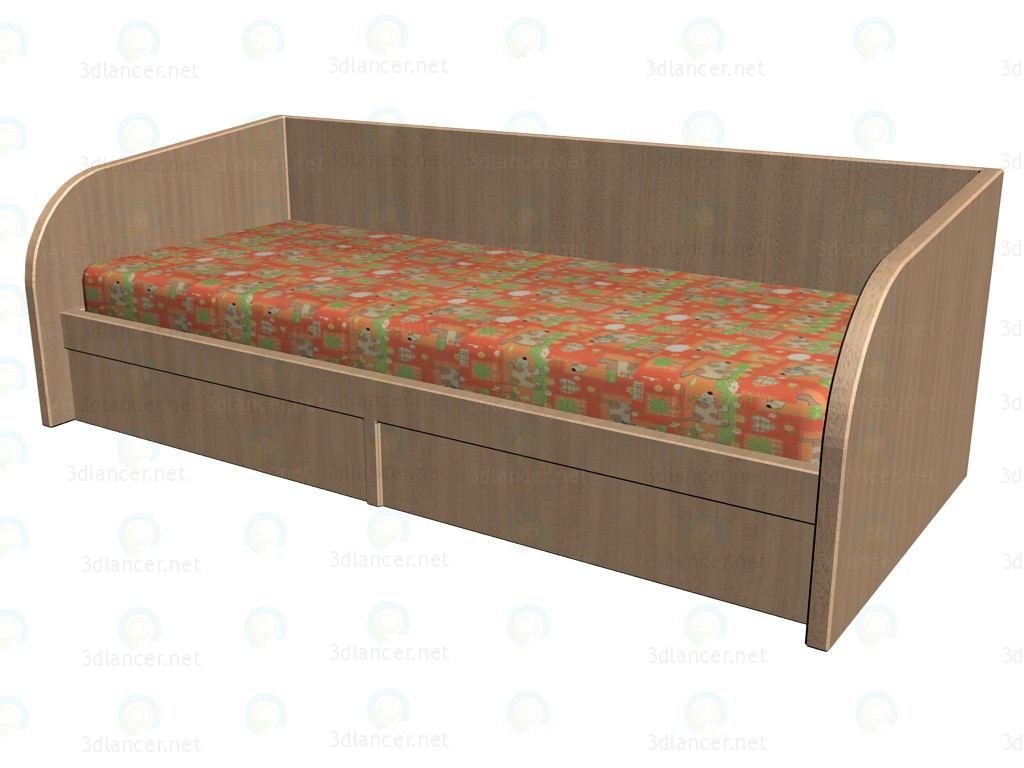 modello 3D Letto 26k510 - anteprima