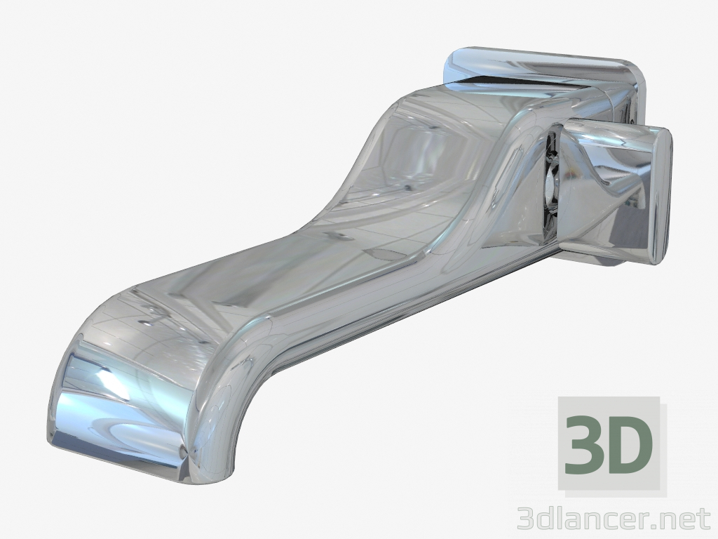 modello 3D Miscelatore monocomando a parete per guscio Noke (NK3230) - anteprima