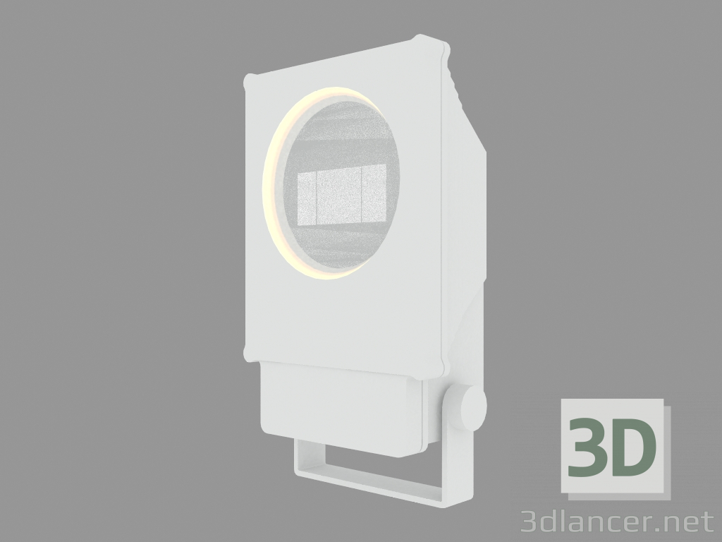 modèle 3D Projecteur TECHNO RECTANGULAIRE SPOT (S3739 150W HIT) - preview