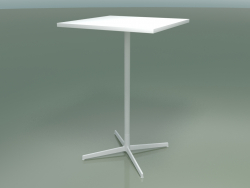 Quadratischer Tisch 5519, 5539 (H 105 - 69 x 69 cm, Weiß, V12)