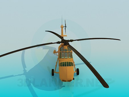 modelo 3D Helicóptero - escuchar modelo 3D Helicóptero - escuchar