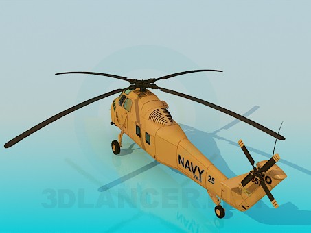 modelo 3D Helicóptero - escuchar modelo 3D Helicóptero - escuchar