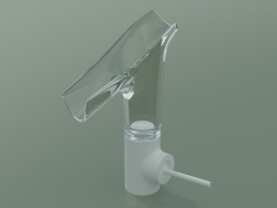 Single lever basin mixer 140 with glass spout (12112450)