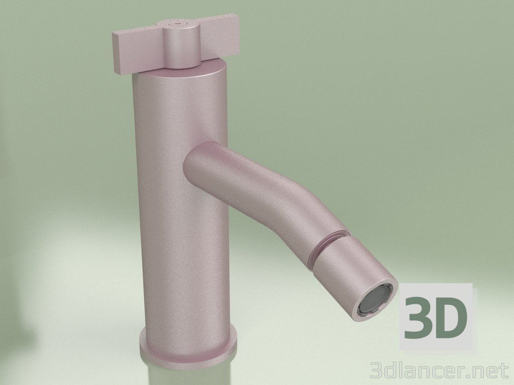 modello 3D Miscelatore bidet idroprogressivo con bocca orientabile (19 35, OR) - anteprima