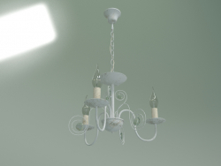 Hanging chandelier 60018-3 (white with gold)