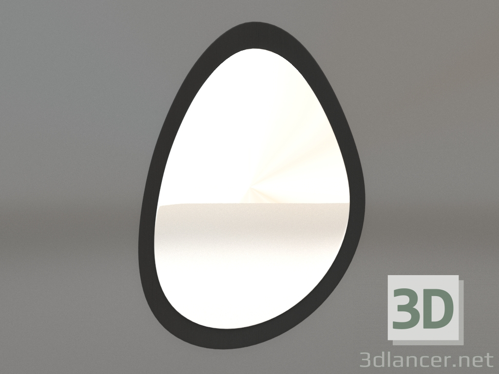 modèle 3D Miroir ZL 05 (611х883, bois noir) - preview